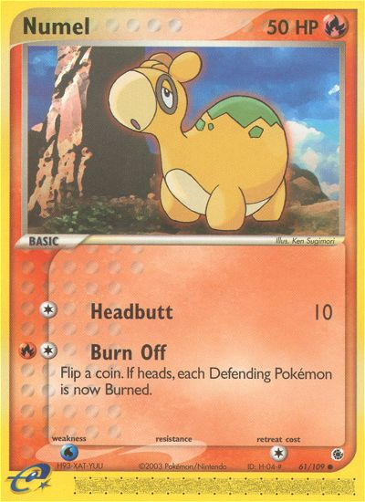EX Ruby&Sapphire Numel #61/109